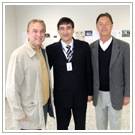 Ex-prefeito de Campina Grande do Sul, Elerian do Rocio Zanetti (Toco); Girelli e vice-prefeito eleito de Quatro Barras, Edison Repinoski